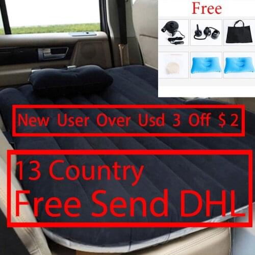 GZHJ Car Air Inflatable Travel Mattress Bed Universal for Back Seat Multi functional Sofa Pillow Outdoor Camping Mat Cushion