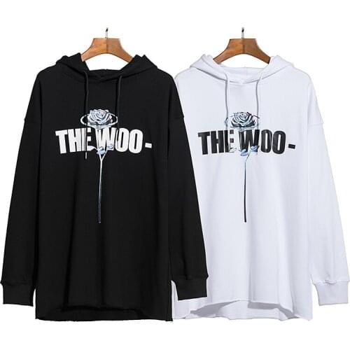 VLONE Hoodies Female Couple Loose Street Sweatshirts Hip Hop Trend Mens Cotton Casual Letter Printing V035