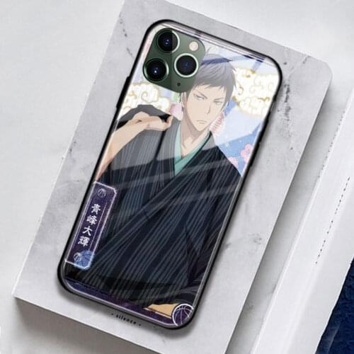 Kuroko No Basket Anime Aomine Daiki Silicone Tempered Glass For iPhone SE 6s 7 8 Plus X XR XS 11 Pro Max Phone Case Cover Shell