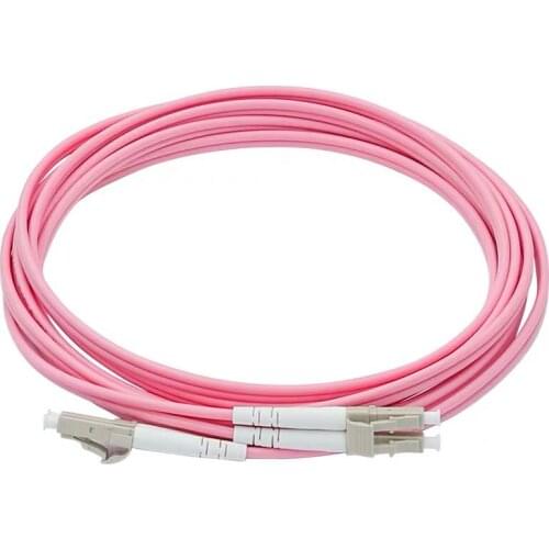 LC-LC OM4 40Gbps 100G Fiber Optic Patch Cord 50/125 2mm 2 core Multimode Duplex Fibra optica Jumper Cable