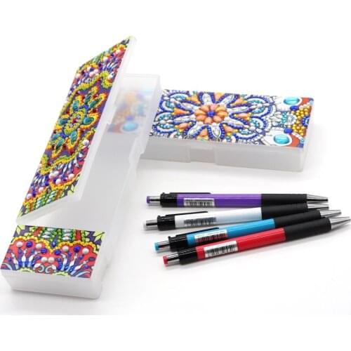 5D DIY Special Diamond Painting Stationery Box Diamond Embroidery Painting Cross Stitch Pencil Case Storage Box Children Gift