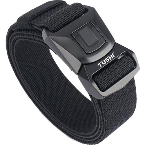 New Outdoor Multifunctional Men Belt High Quality Nylon Insert Buckle Mens Tactical Belt Students Training Belt Canvas Belts