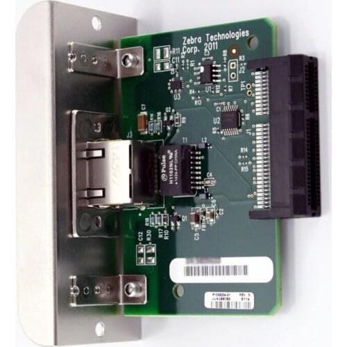 Original New zt210 zt220 zt230 Wired built-in network card PCBA board For Zebra ZT210 ZT220 ZT230 Barcode Printer
