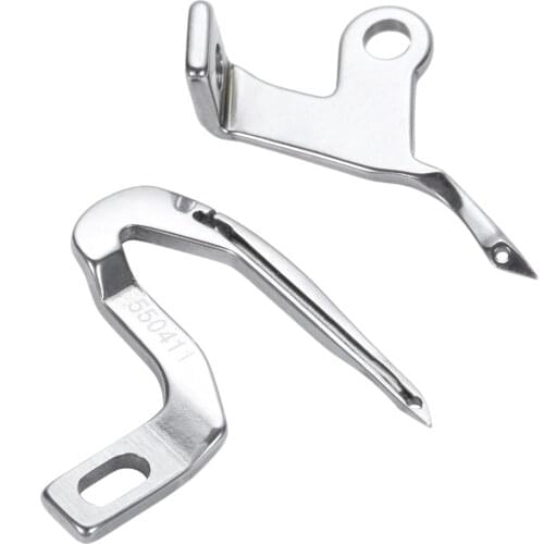 Hicello Sewing Machine Looper Upper&Lower Curved Needle Bending Part 550568/550411 fit for Singer/Consew/Pfaff/Hobbylock Sergers