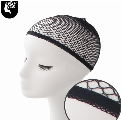 YOUR BEAUTY Beauty Wish Wig 1Pcs-5Pcs New Stretchable Elastic Hair Nets Snood Wig Cap Cool Mesh Cosplay Black Color FishHairnet