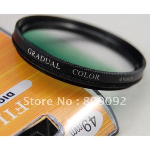 GODOX 49mm Green Graduated Lens Filter for Digital Camera