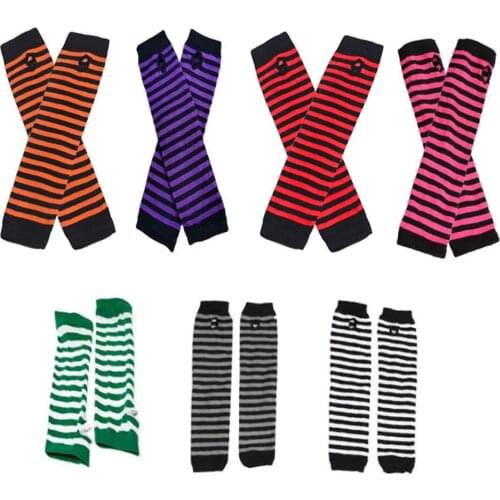 1pair Knit Mittens Gloves Elbow Arm Sleeve Work Gloves Fingerless Gloves Gloves Long Gloves Korean Version Of Long Glove Arm