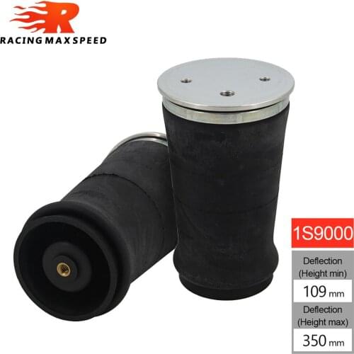2PCS Air Ride Springs Suspension OEM W21-760-9000 Air Single Port Truck Rubber Shock Absorption Bag Car Accessories