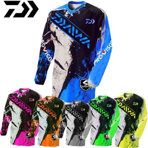 2020 Daiwa Anti-uv Sun Fishing Jersey Breathable Quick Dry Fishing Spring Long-sleeve Fishing Clothes Clothing Fishing Shirt