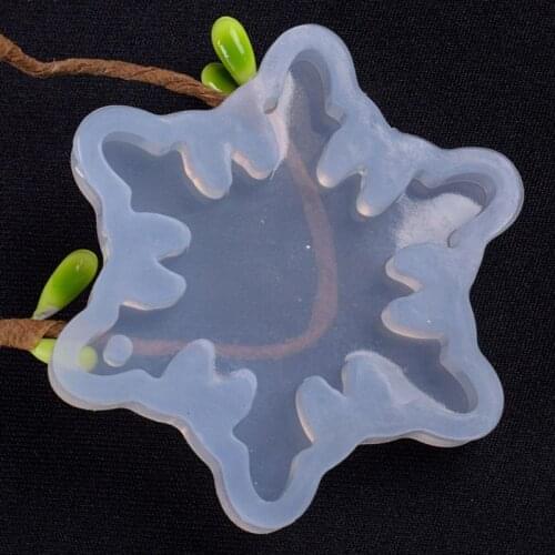 5Pcs Snowflake Flower Pendant Molds Kit Cherry Blossom Resin Mold Jewelry Making