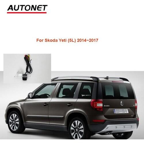 Autonet Rear view camera For Skoda Yeti 5L 2014~2017 CCD starlight backup reverse camera /license plate led car camera