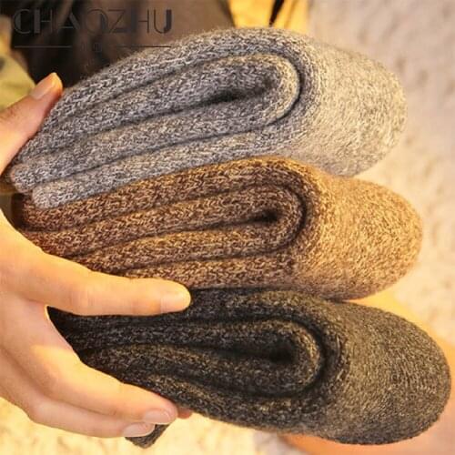 CHAOZHU Mens Wool Socks