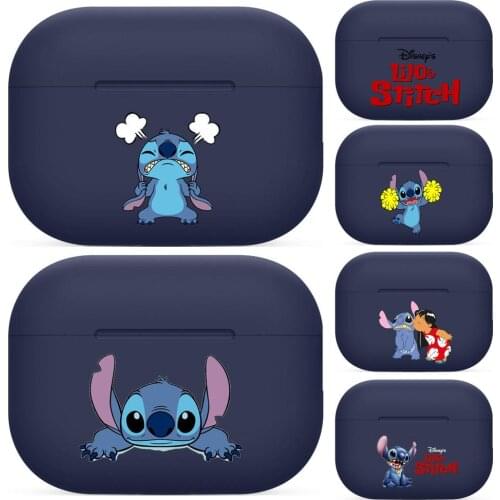 Disney For Airpods pro 3 case Protective Bluetooth Wireless Earphone Cover Air Pods airpod case air pod cases Navy 1 2