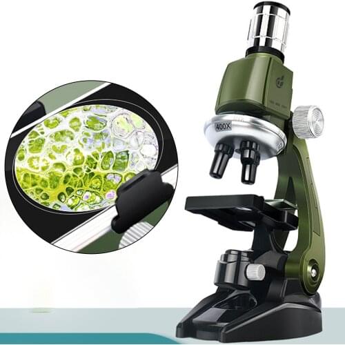 Children Microscope Kindergarten Science Kit Teaching Aids for Boys Girls