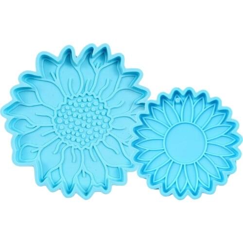 Coaster Molds Epoxy Resin Casting Mold Handmade Clay Tea Bowl Mat Making Mould