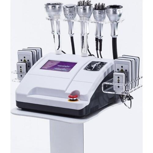 Hot!! 9 in 1 lipolaser 40k cavitation vacuum system ems cellulite massager ice hammer body shaper slimming machine for salon