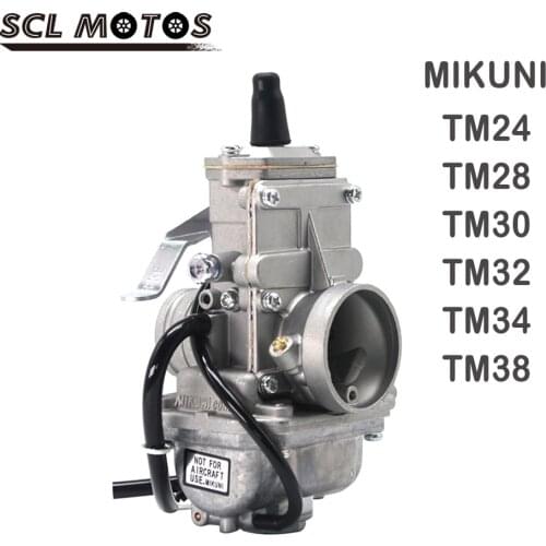SCL MOTOS 1PC NEW TM24 TM28 TM30 TM32 TM34 TM38 Mikuni Motorcycle Carburetor Vergaser Carb Flat Slide Carburetor Spigot