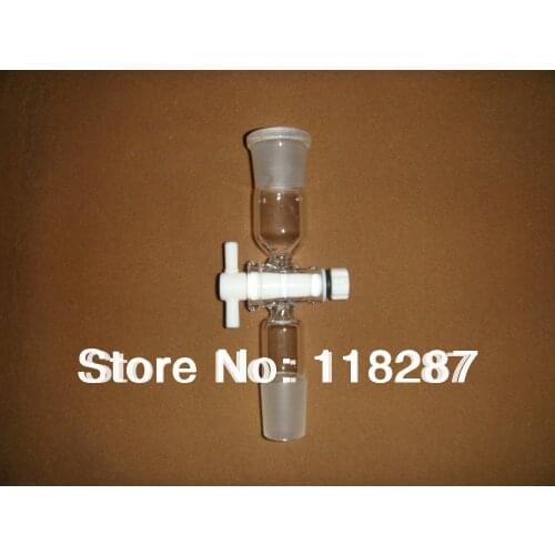 Flow control lab adapter,with PTFE stopcock,24/29,lab glassware