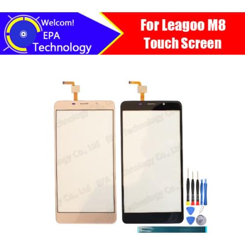 Leagoo M8 Digitizer Touch Screen 100% Guarantee Original Glass Panel Touch Screen Digitizer For M8 Free Shipping