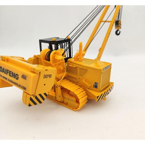 Diecast 1:50 Taian DGY90 Pipelayer Allalloy Crane Engineering Truck Model Collection Display Toys Gift Collection Souvenir