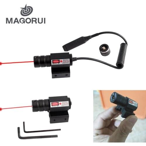MAGORUI Red Dot Laser Sight for Rifle Scope 635-655nm with 11mm 20mm Picatinny/Weaver Mount