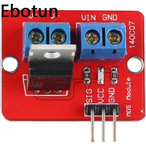 IRF520 MOSFET Driver Breakout Board Module IRF520N MOS FET Switch PWM Arduino Pi