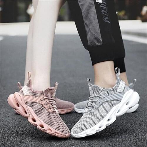 Mens Sneakers Fashion Casual Running Shoes Lover Gym Shoes Light Breathe Comfort Outdoor Damping Couple Jogging Shoes 35-44