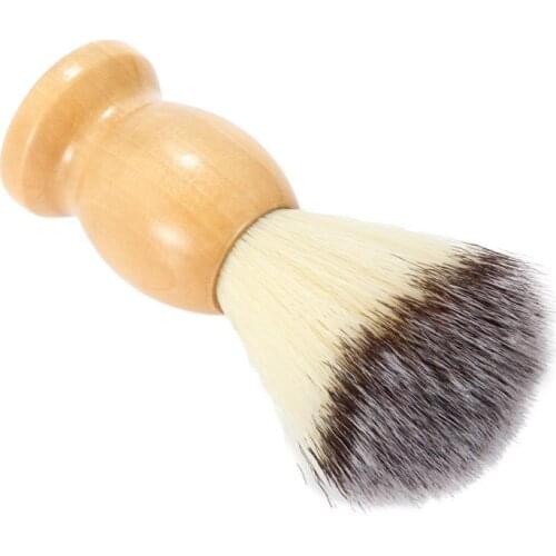 2020 New Mens Shaving Bear Hair Brush Best Best Hair Shaving Wooden Handle Razor Barber Tool Makeup Brush
