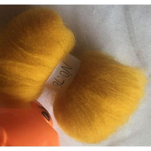 WFPFBEC 70s Australia COMBED 100% WOOL fiber merino diy wool for neddles felting wool roving 50g 100g 200g 300g 500g 1000g NO.76