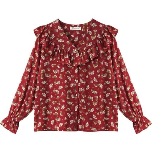 WERYNICA Womens Chiffon Blouses