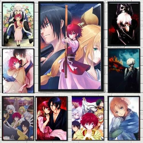 Japanese new Anime Akatsuki no Yona Son Haku Yun Kijia Shina Jieha Poster Otaku Fashion Home Decor Decoration Kawaii Room Decor