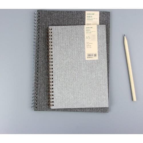 Factory Sell Soft Bound Custom A5 B5 Spiral Wire-o Diary With Dotted Inner Page