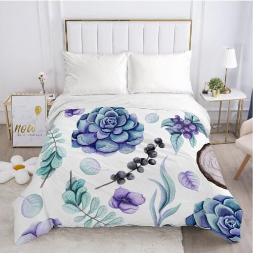 1pc Luxury Duvet cover Nordic Bedding Quilt/Comfortable/Blanket Case Single Double Queen King 140x200 220x240 purple