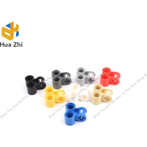 10PCS 32291 Axle and Pin Connector Perpendicular DoubleBuilding Blocks Parts MOC DIY Education Build Toys