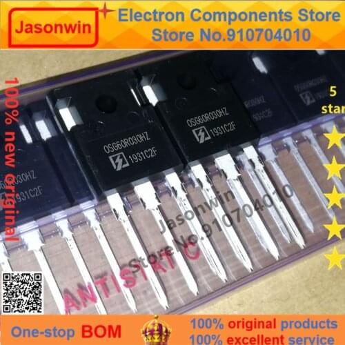 100% nuevo 50 unids/lote original MOSFET OSG60R030HZ 650V 85A TO-247 Transistor