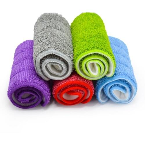 14x38x42cmPractical Mop Cloth Refill Head Pads Replacement Household Dust Cleaning Reusable Microfiber dry wet Rags For Flat Mop