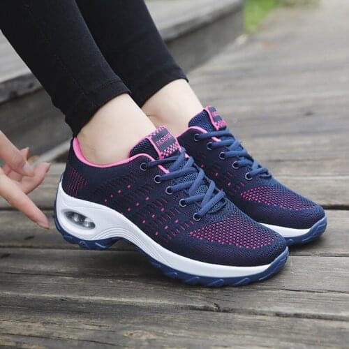 2019 Women Sneakers Light Women Running Shoes Outdoor Walking Cushioning Sport Jogging Shoes Non-slip Female Sneaker Big Size 42