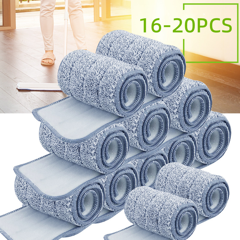 4/8/12 PCS Replace Mop Head Floor Cleaning Cloth Microfiber Self Wring Pads Washing Home Rags Kitchen Floor Cleaning Tools
