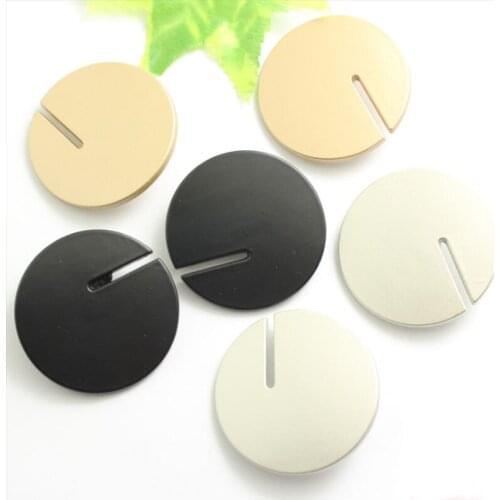 50 PCS high-end personalized metal buttons coat windbreaker decorative buttons black silver Asian gold 25-35mm