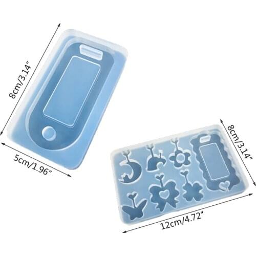 A0NF Hanging Listed Epoxy Resin Mold Label Tag Silicone Mould DIY Crafts Jewelry Mold