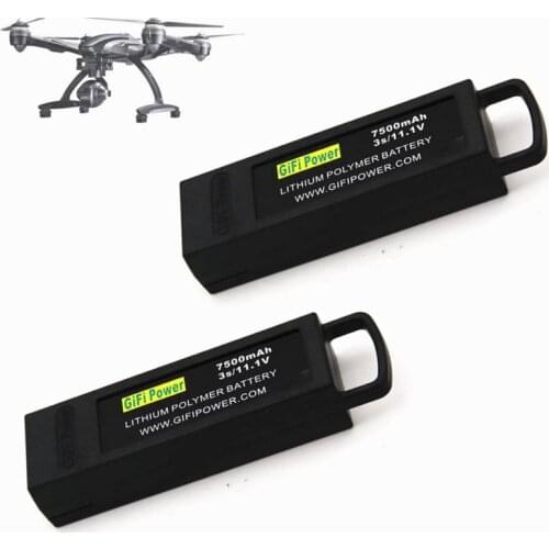 For Yuneec Q500/Q500+/Q500 4K/Q500+ PRO 4K For Typhoon RC Drone 7500mAh 11.1V Flight Lipo Battery Large Capacity Battery