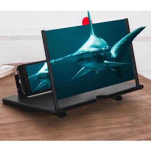 Besegad 12inch Sliding Style 3D HD Smartphone Movie Videos Screen Amplifier Magnifier Holder Stand for Birthday Christmas Gift