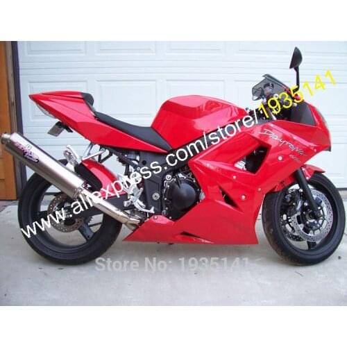 For Triumph 600 650 Daytona Fairing 2003 2004 2005 Daytona650 Daytona600 03-05 All Red Aftermarket Motorycycle Fairing