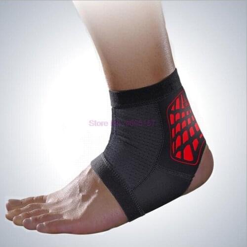 By dhl 50pcs Ultralight Breathable Adjustable Sports Elastic Support Sports Safety Gym Badminton Basketball ankle brace support