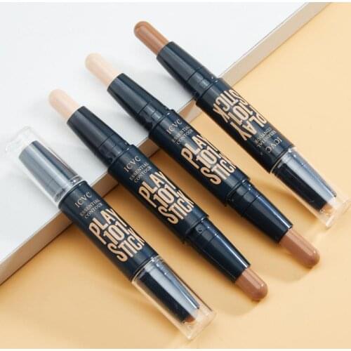 Double Head Face Contour Stick High-light Makeup Shimmer Play Stick Create Waterproof Lasting 3D Concealer Stick Cosmetics TSLM1