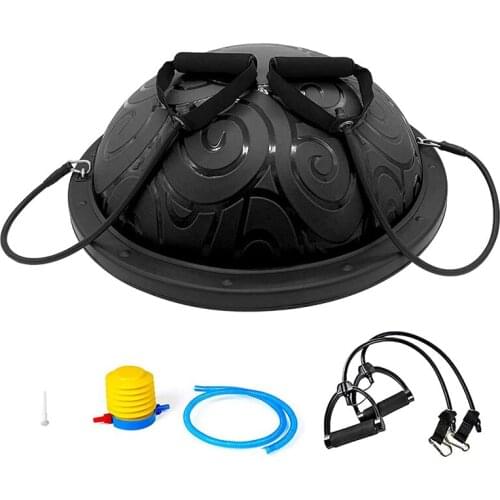 Yoga Pilates Ball Fitness Half Ball Balance Trainer Explosion-Proof Thick Anti Slip Core Training Strength Exercise Home Gym