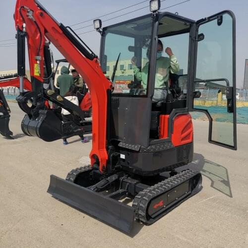 Chinese Cheap Small Digging Machine 1.6ton/1600kg Mini Excavator With Accessories