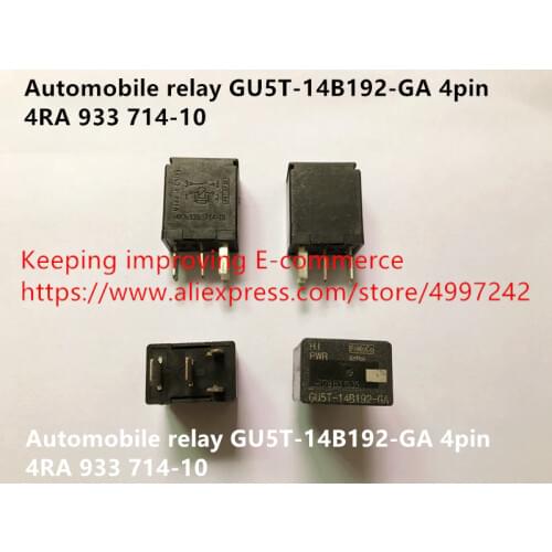 Original new 100% automobile relay GU5T-14B192-GA 4pin 4RA 933 714-10