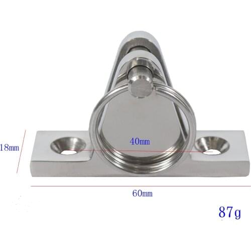 Deck Hinge Bimini Top Stainless Steel Marine Fitting W/ Quick Release Pin Marine Hardware Boat Yacht Accessories