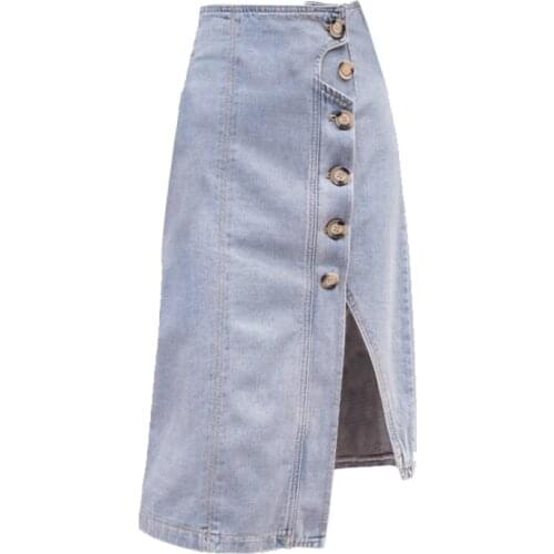 PERHAPS U Denim Pencil Skirts